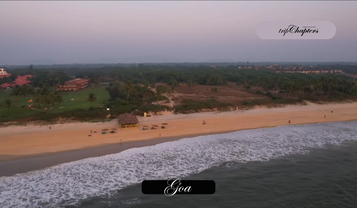 Goa beach at sunset