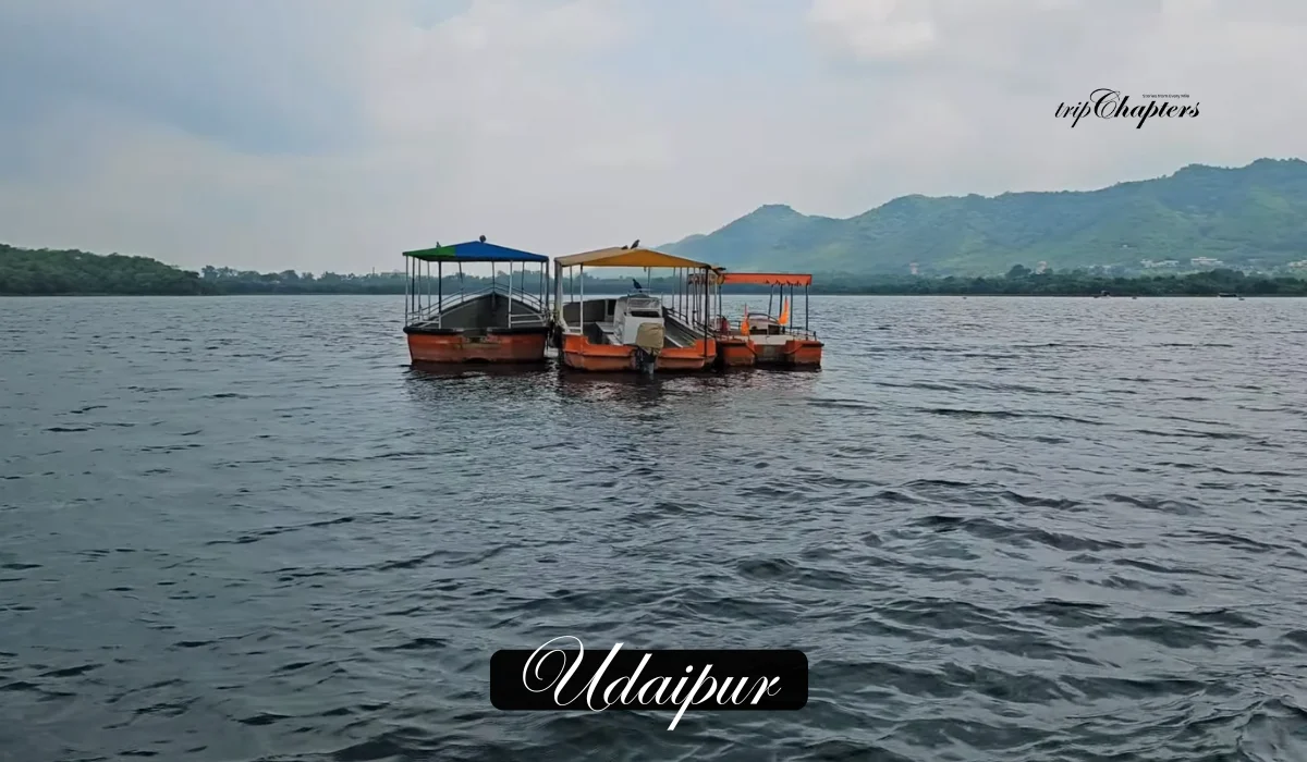 Moonsoon boat ride at Udaipur