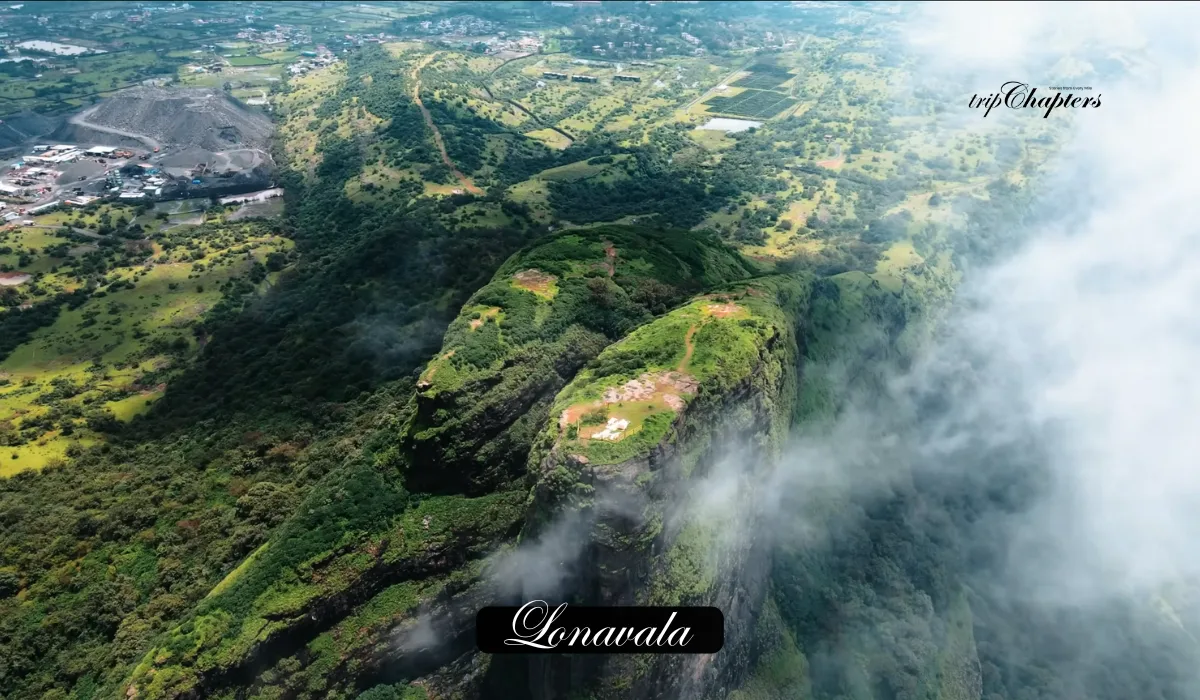 Nagphani (Duke's Nose) aerial view