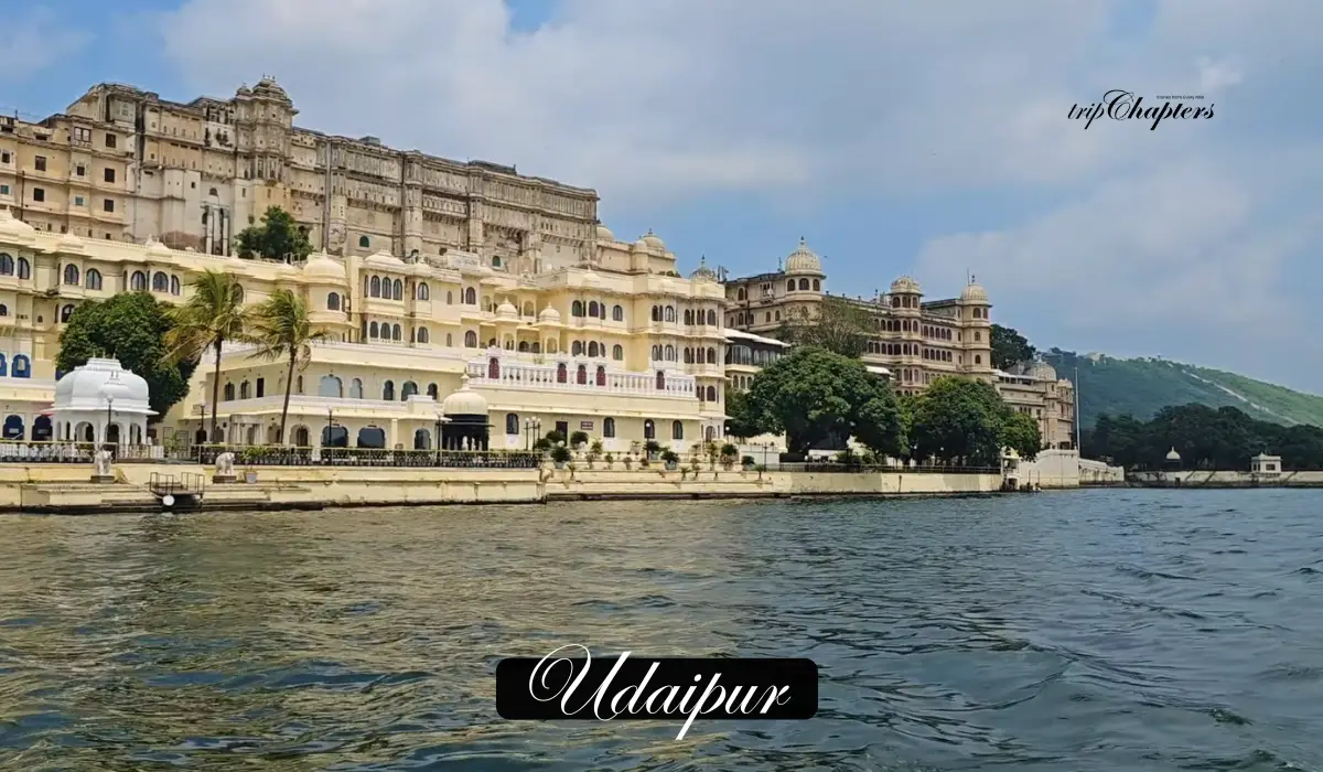 Udaipur City Palace from Lake Pichola